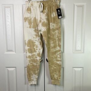 NAVY YARD JOGGER PANTS TIE DYE KHAKI NBKB-2060 SIZE M